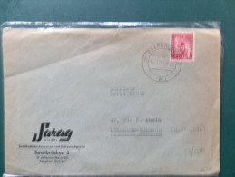 37/080      LETTRE POUR ALLEMAGNE  1949 - Briefe U. Dokumente