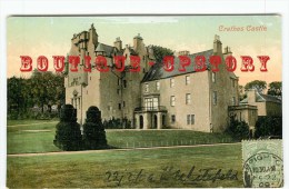 ECOSSE - CRATHES Castle - Scotland - Valentine´s Series < Postcard Couleur Voyagée 1908 - Aberdeenshire