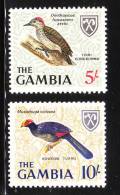 Gambia 1966 Birds 2v MNH - Gambie (1965-...)