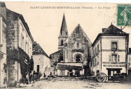 St Léger De Montbrillais    86   Place Et Magasin De Ferblantier - Sonstige & Ohne Zuordnung