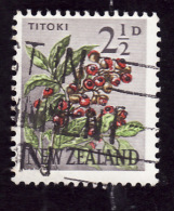 Nouvelle Zelande  1960 - YT  386a  - Titoki -  Oblitéré - Usati