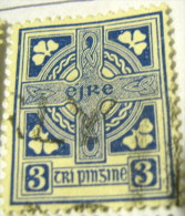 Ireland 1922 Celtic Cross 3d - Used - Gebruikt