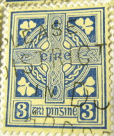 Ireland 1922 Celtic Cross 3d - Used - Usati