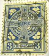 Ireland 1922 Celtic Cross 3d - Used - Gebruikt