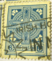 Ireland 1922 Celtic Cross 3d - Used - Gebraucht