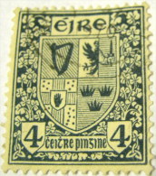 Ireland 1922 Irish Arms 4d - Used - Usati