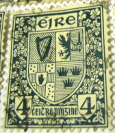 Ireland 1922 Irish Arms 4d - Used - Gebruikt