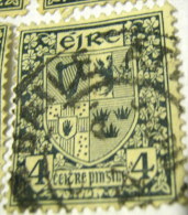 Ireland 1922 Irish Arms 4d - Used - Gebruikt