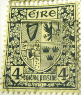 Ireland 1922 Irish Arms 4d - Used - Gebruikt