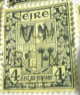 Ireland 1922 Irish Arms 4d - Used - Gebruikt