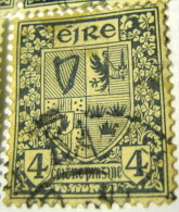 Ireland 1922 Irish Arms 4d - Used - Gebruikt