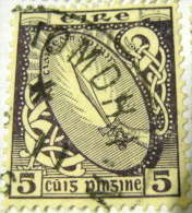 Ireland 1922 Sword Of Light 5d - Used - Gebraucht