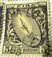 Ireland 1922 Sword Of Light 5d - Used - Gebraucht