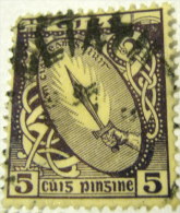 Ireland 1922 Sword Of Light 5d - Used - Used Stamps