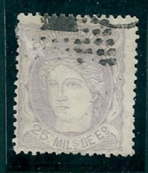 Spain 1870 Used Edifil 106 - Oblitérés