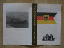 FEUILLET  SEGELSCHULSCHIFF  GORCH FOCK  58 E Croisiere En Francais - Schiffe