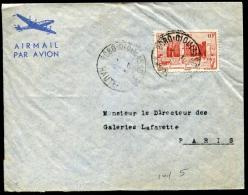 HAUTE VOLTA - AOF N° 39, OBL BOBO-DIOULASSO SUR LETTRE AVION POUR PARIS - B - Autres & Non Classés