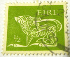 Ireland 1971 Stylised Dog 0.5p - Used - Used Stamps