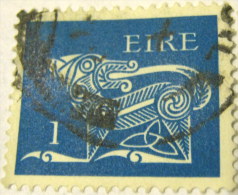 Ireland 1971 Stylised Dog 1p - Used - Used Stamps