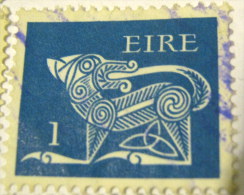 Ireland 1971 Stylised Dog 1p - Used - Oblitérés