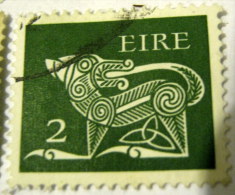 Ireland 1971 Stylised Dog 2p - Used - Used Stamps