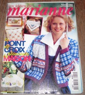 REVUE MAGAZINE LES IDEES DE MARIANNE LE POINT DE CROIX 1996 N° 15 - House & Decoration