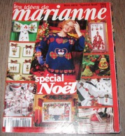 REVUE MAGAZINE LES IDEES DE MARIANNE LE POINT DE CROIX 1995 N° 2 HORS SERIE SPECIAL NOEL - Casa & Decoración