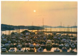 CP, 83, PORQUEROLLES, Coucher De Soleil Sur Le Port, Vierge - Porquerolles