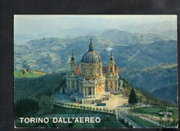 H2902 Torino ( Torin, Italie ) Dall'aereo, Avion, Aerienne - Basilica Di Superga ( Juvarra ) Used 1982 - Churches