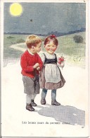 LES BEAUX JOURS DU PREMIER AMOUR CPA ENFANT SIGNEE KARL FEIERTARG - Feiertag, Karl