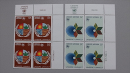 UNO-Wien 24/5 Eckrandviererblock EVB ´B´, **/mnh, Umweltschutz (auch EVB ´C´ Möglich) - Ungebraucht