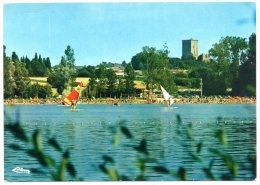 CP, 86, MONCONTOUR-DE-POITOU, Le Donjon Et Les Remparts (XIIe S.) Dominant Le Lac Du GUE Du MAGNE, Ecrite - Autres & Non Classés