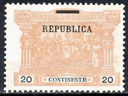 !										■■■■■ds■■ Portugal 1911 AF#194* Dues Overprinted 20 Réis(x1358) - Neufs