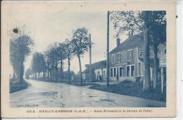 BAILLY CARROIS - Route Nationale Et Le Bureau De Tabac - Baillycarrois