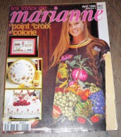 REVUE MAGAZINE LES IDEES DE MARIANNE LE POINT DE CROIX 1995 N° 6 - Huis & Decoratie