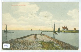 ZIERIKZEE * HAVENHOOFD * ANSICHTKAART * CPA * ZEELAND (2593) GELOPEN IN 1908 VAN ZIERIKZEE NAAR HELDER - Zierikzee