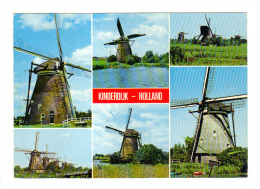 Pays Bas: Kinderdijk, Hollandse Molen, Moulin à Vent (13-3385) - Kinderdijk