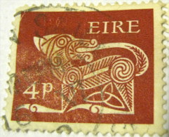 Ireland 1968 Stylised Dog 4p - Used - Used Stamps