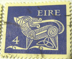 Ireland 1971 Stylised Dog 4p - Used - Used Stamps