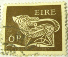 Ireland 1968 Stylised Dog 6p - Used - Used Stamps