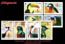 PIEZAS. CUBA MINT. 2011-10 AVES DE LATINOÁMERICA. SEGUNDA SERIE. SERIE SIN DENTAR - Sin Dentar, Pruebas De Impresión Y Variedades