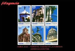 PIEZAS. CUBA MINT. 2011-21 TURISMO. CIUDAD DE LA HABANA. SERIE SIN DENTAR - Imperforates, Proofs & Errors