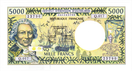 Polynésie Française / Tahiti - 5000 F CFP - Alphabet Q.017 / 2013 / Signatures Barroux / Noyer / Besse - Neuf / UNC - French Pacific Territories (1992-...)