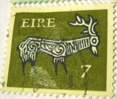 Ireland 1974 Stylised Stag 7p - Used - Gebraucht