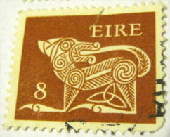 Ireland 1976 Stylised Dog 8p - Used - Gebruikt