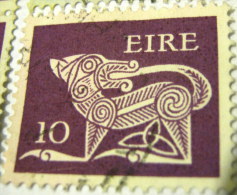 Ireland 1977 Stylised Dog 10p - Used - Usati