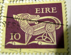 Ireland 1977 Stylised Dog 10p - Used - Gebruikt