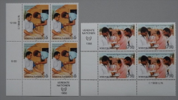 UNO-Wien 83/4 Eckrandviererblock Mi4 EVB ´C´ **/mnh, Entwicklungshelfer (auch EVB ´D´ Möglich) - Ungebraucht