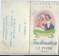 Parfumerie/Inclination/ LT PIVER/ Paris / 1959       CAL129b - Petit Format : 1941-60