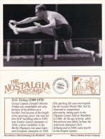 Postcard Donald Osborne Finlay British Hurdler Athletics Hurdles 1949 Nostalgia Repro - Athlétisme